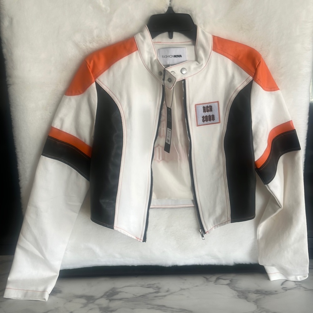 Biker style jacket,